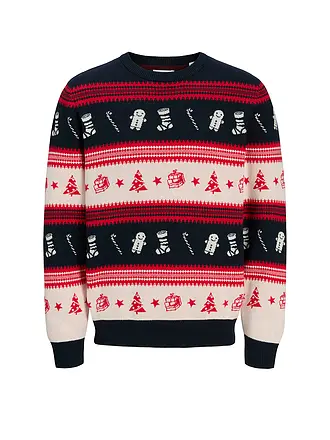 JACK & JONES | Producto: Jersey JJXMAS | dunkelblau